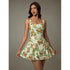 'Leocadia' Floral Pleated Mini Dress - Celes Fashion